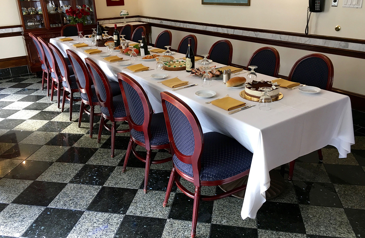 Private dining in Washington DC at Ristorante La Perla in Georgetown