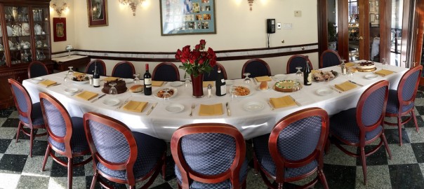 Private dining room at La Perla an Italian Restaurants in Washington DC